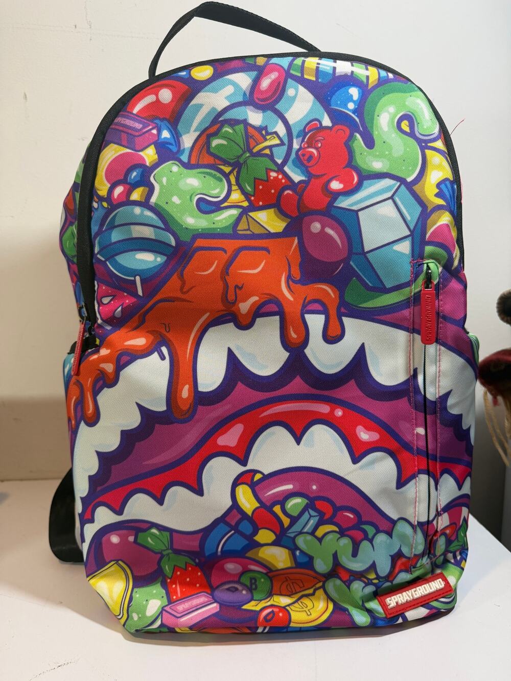 Sprayground 100% authentic Lil Top Candy Shark BackPack Bag Multicolor